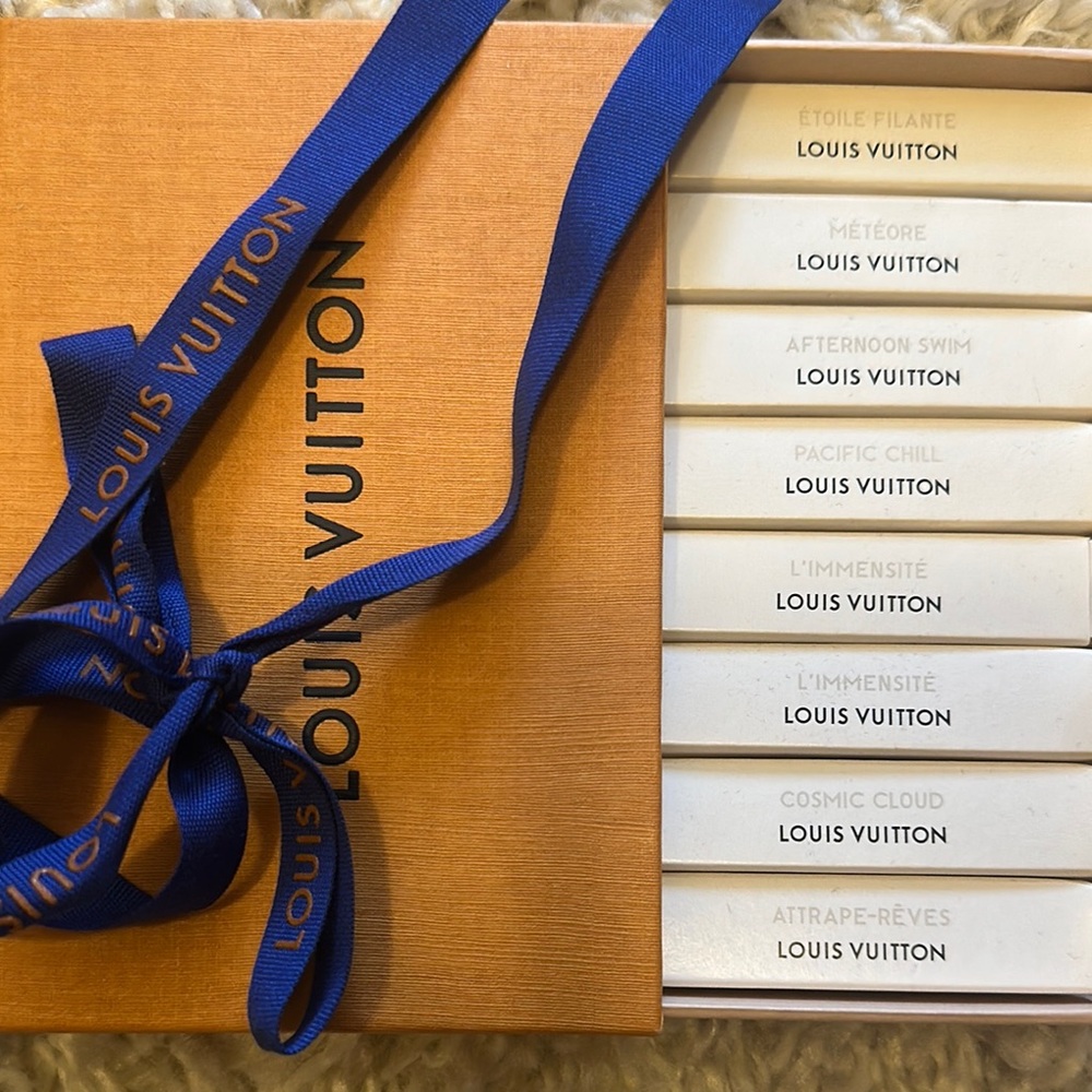 Louis Vuitton Fragrance Set with Blue Ribbon